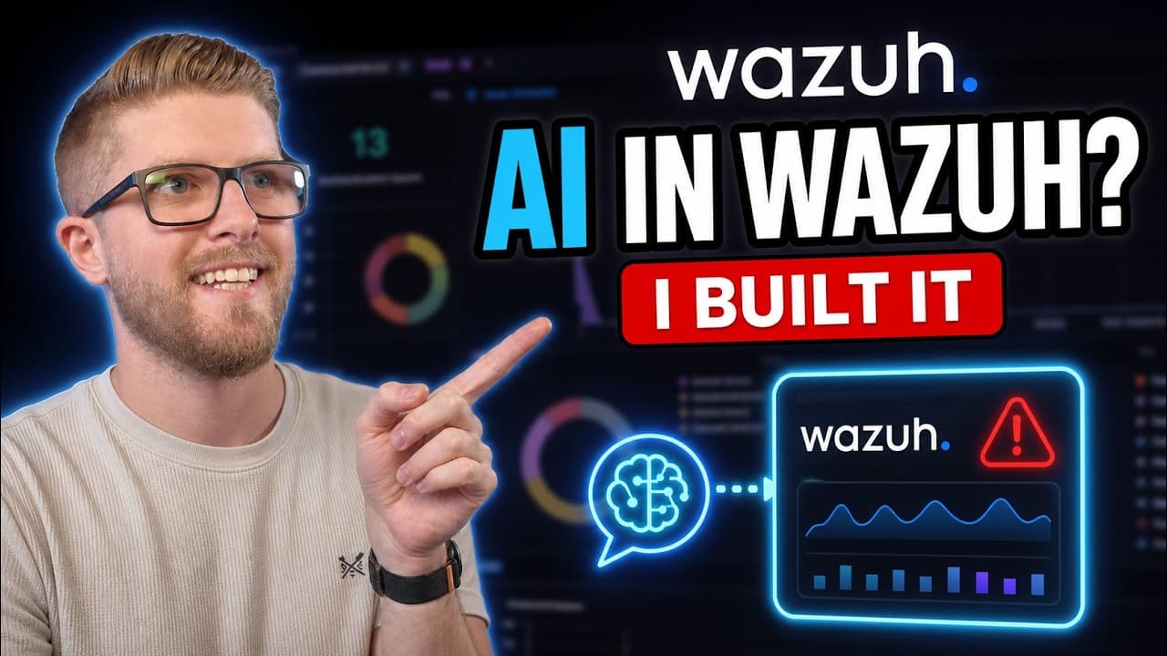 Video thumbnail for I Added AI to Wazuh: YARA Alert Enrichment Explained